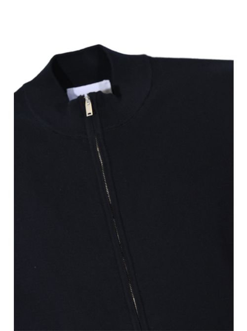 Blouson in filato di cotone con zip Alpha studio | AU-5014E1001